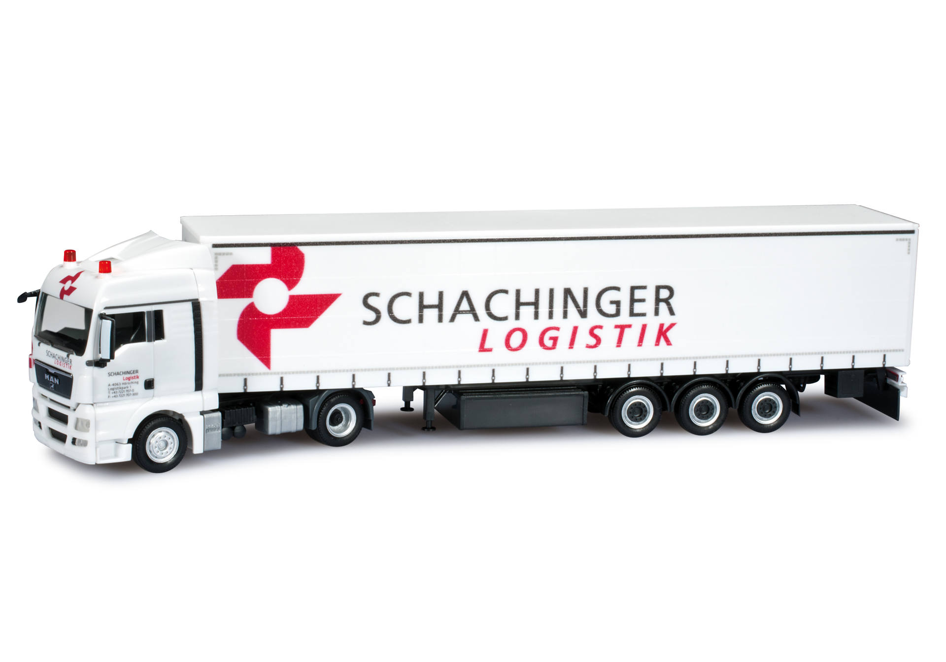 MAN TGX XLX curtain canvas semtrailer "Schachinger"