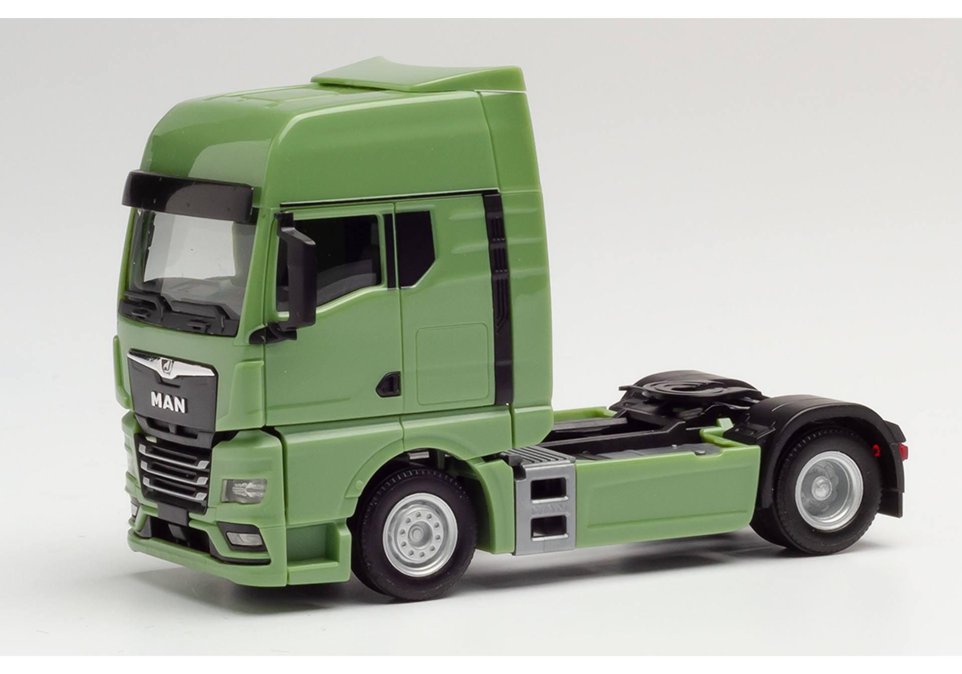 MAN TGX GX rigid tractor, pastel green