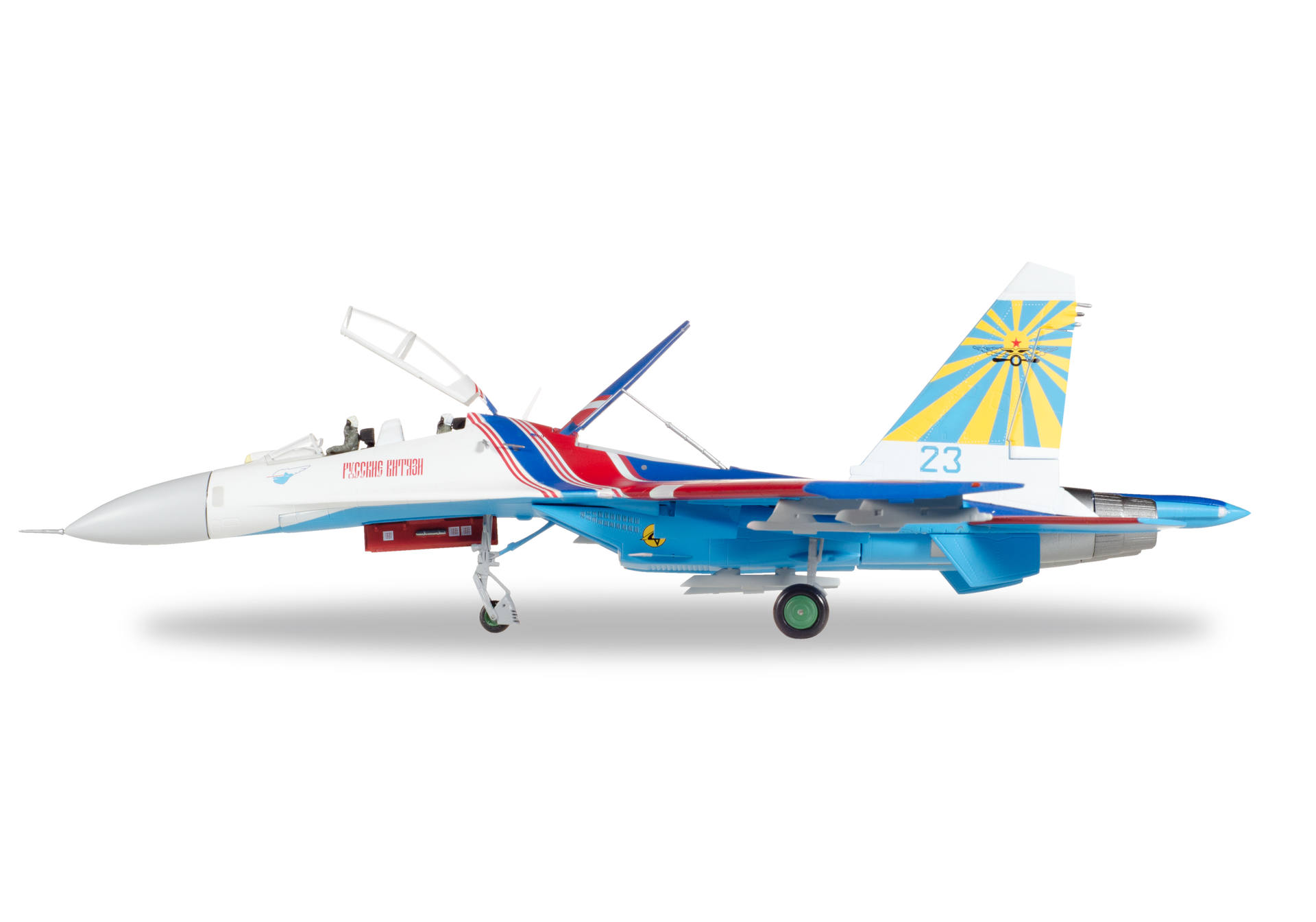 Russian Knights Aerobatic Demo Team Sukhoi SU-27UB - 237th Aviation Technology Demonstration Center