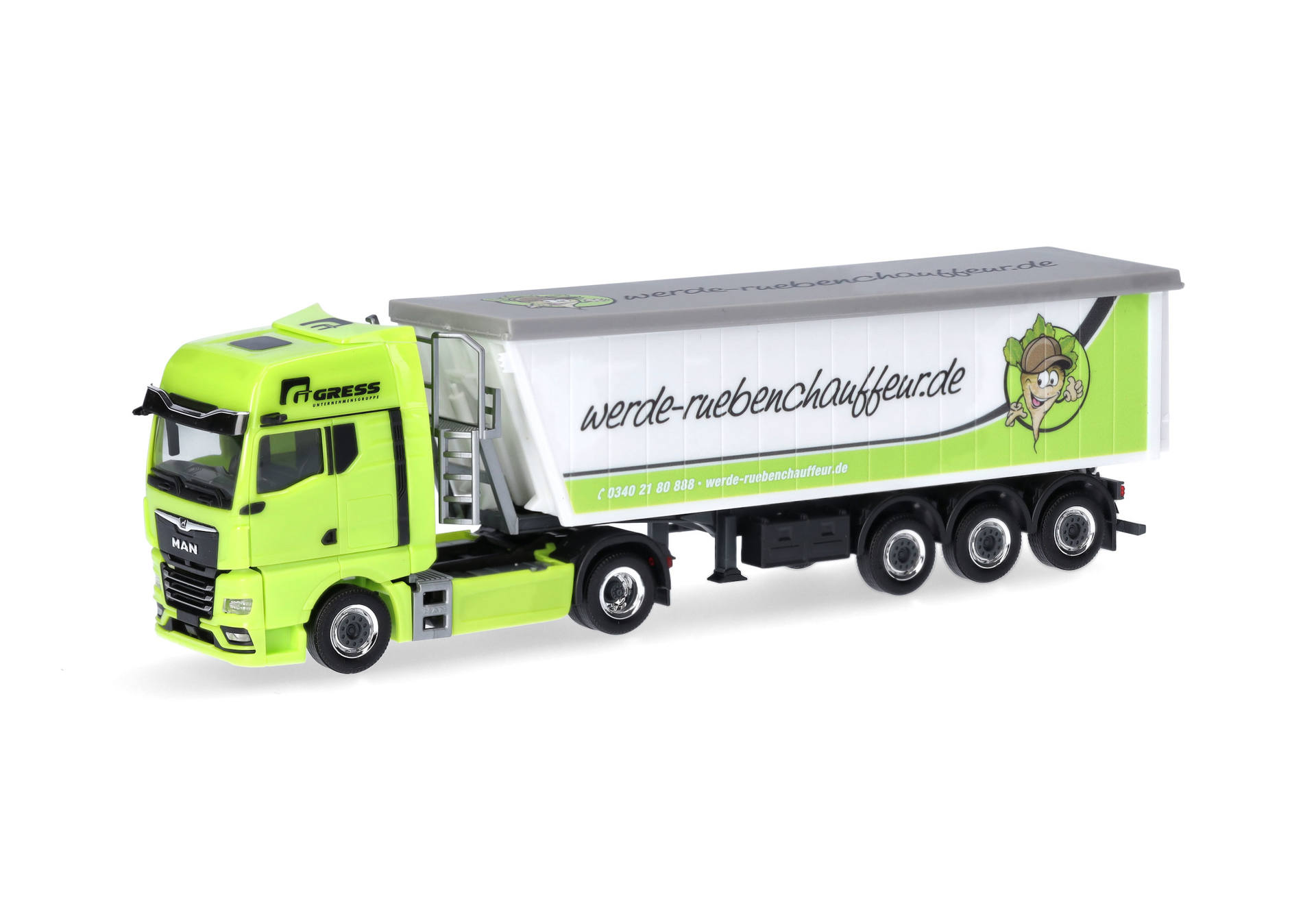 MAN TGX GX Stöffelliner semitrailer "Gress"