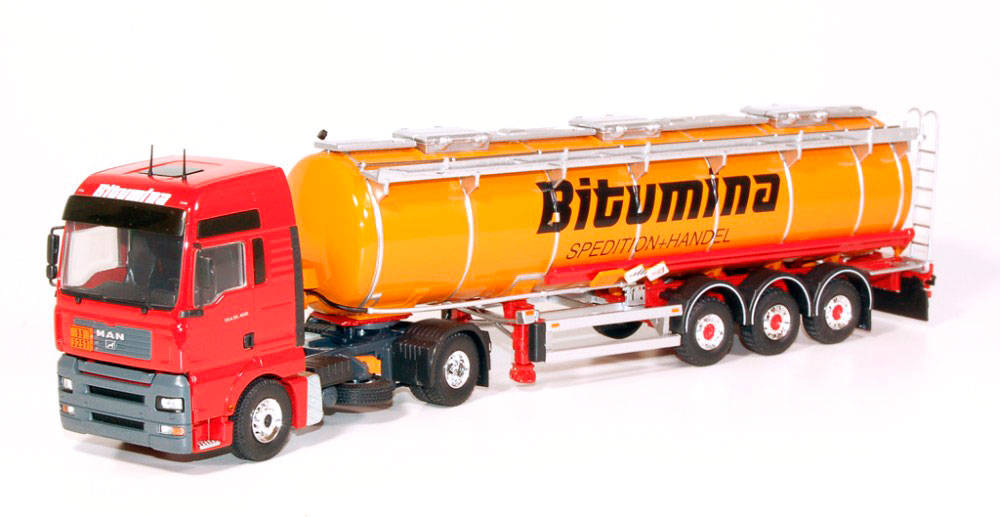 MAN TGA XXL tank semitrailer "Bitumina"