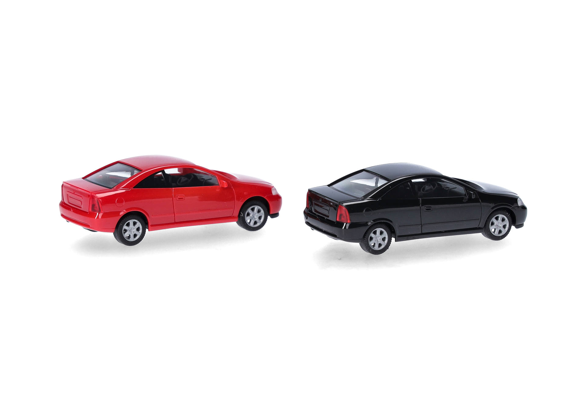 Herpa MiniKit: Opel Coupé (2000), Schwarz und Magmarot, 2 Stück