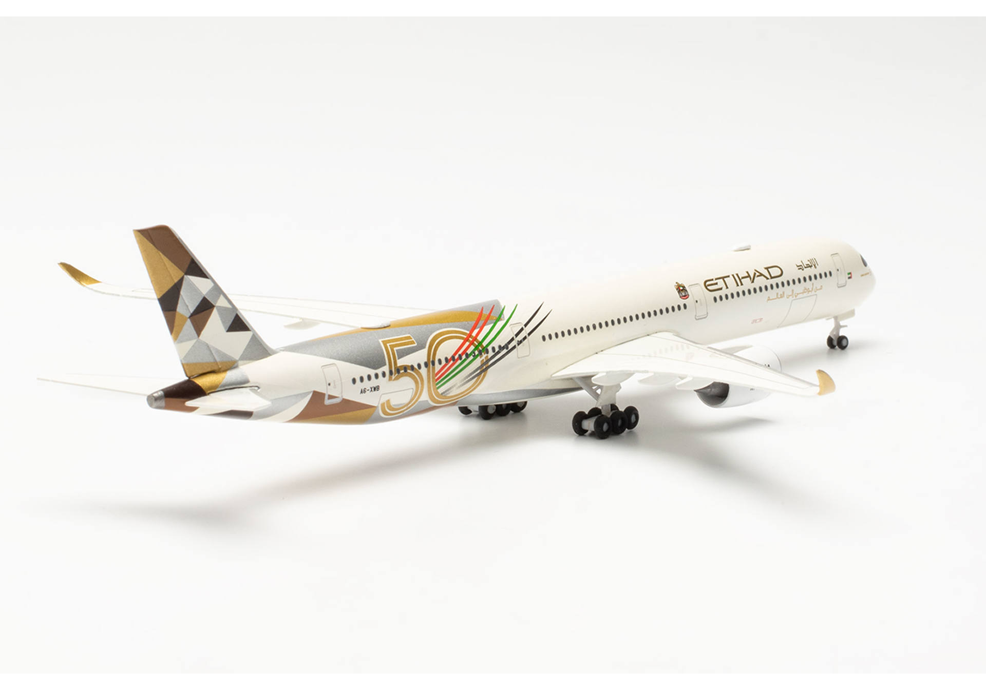 Etihad Airways Airbus A350-1000 “Year of the 50th” – A6-XWB