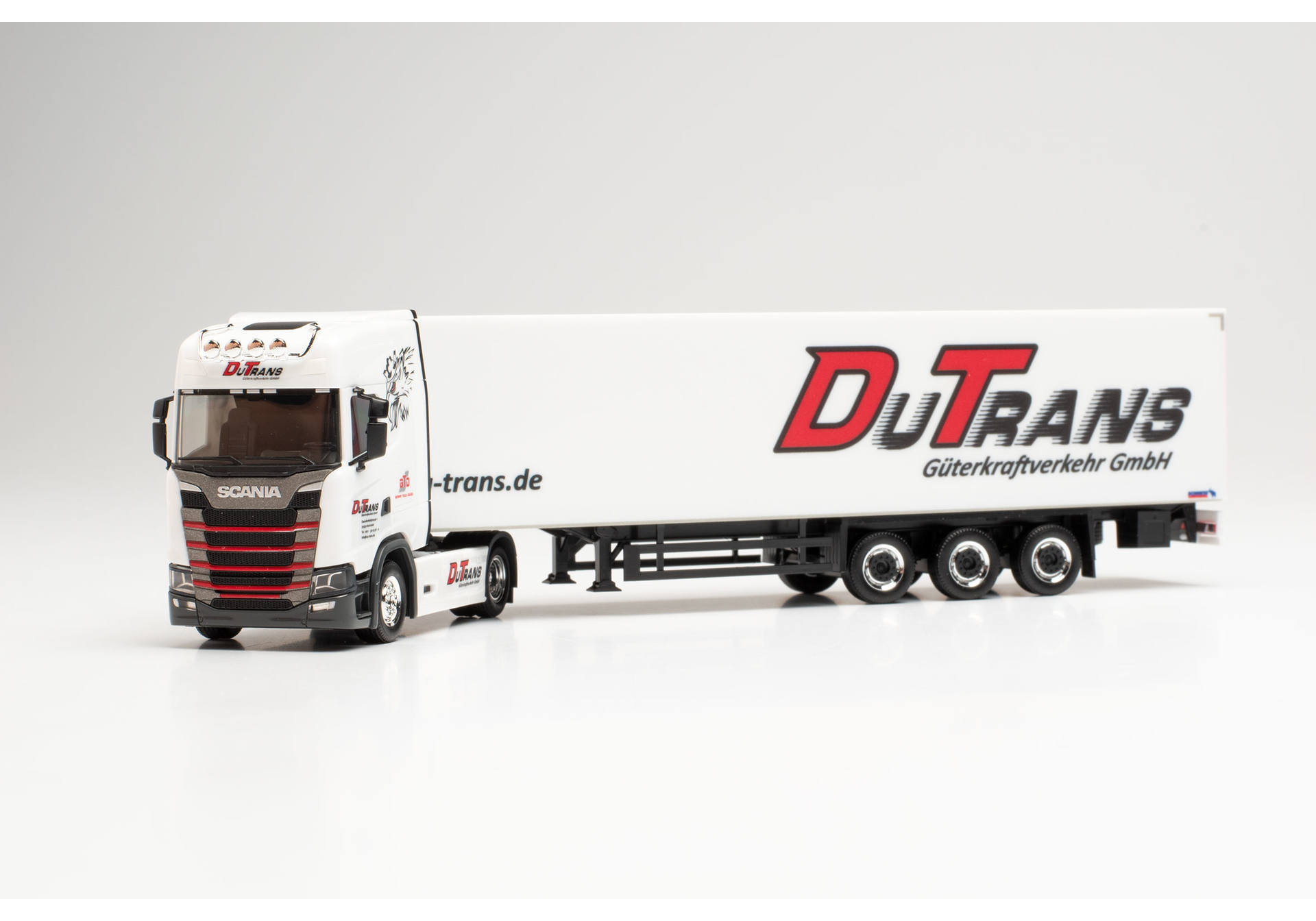 Scania CS 20 HD Koffer-Sattelzug „Du-Trans / German Truck Driver“