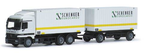 Mercedes-Benz Actros L Change-Cargo-Boxen hanger train 3A/2A