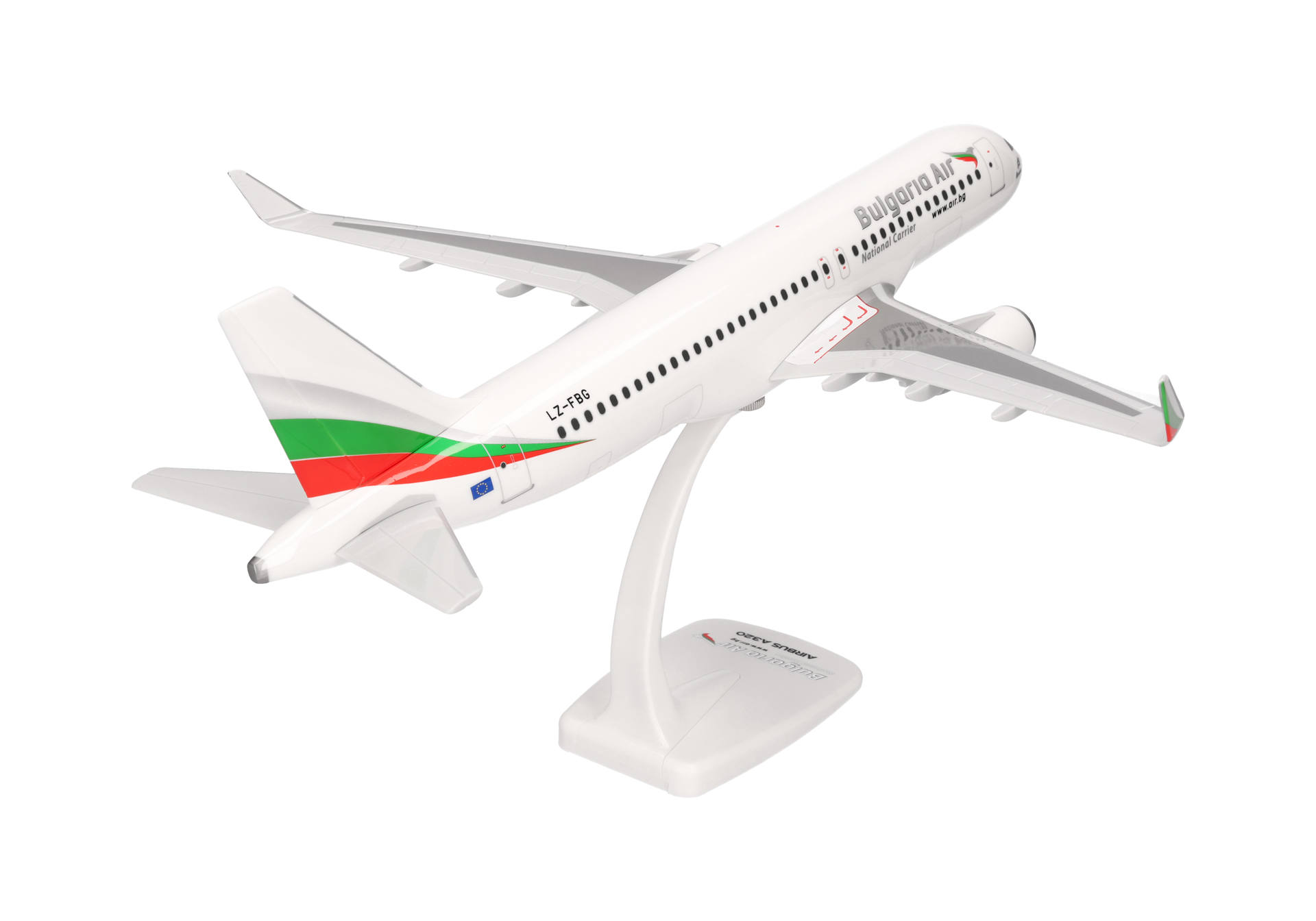 flugzeug, modell, stahlfigur, weiß, bulgarische flagge