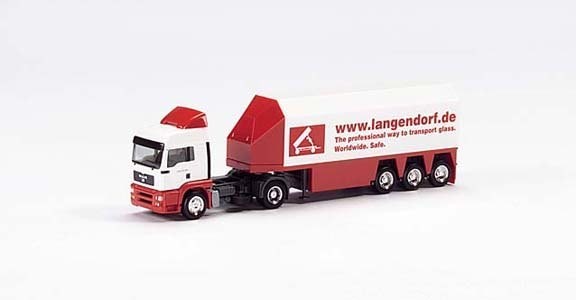 Man TGA Glass Transport Saddle Train