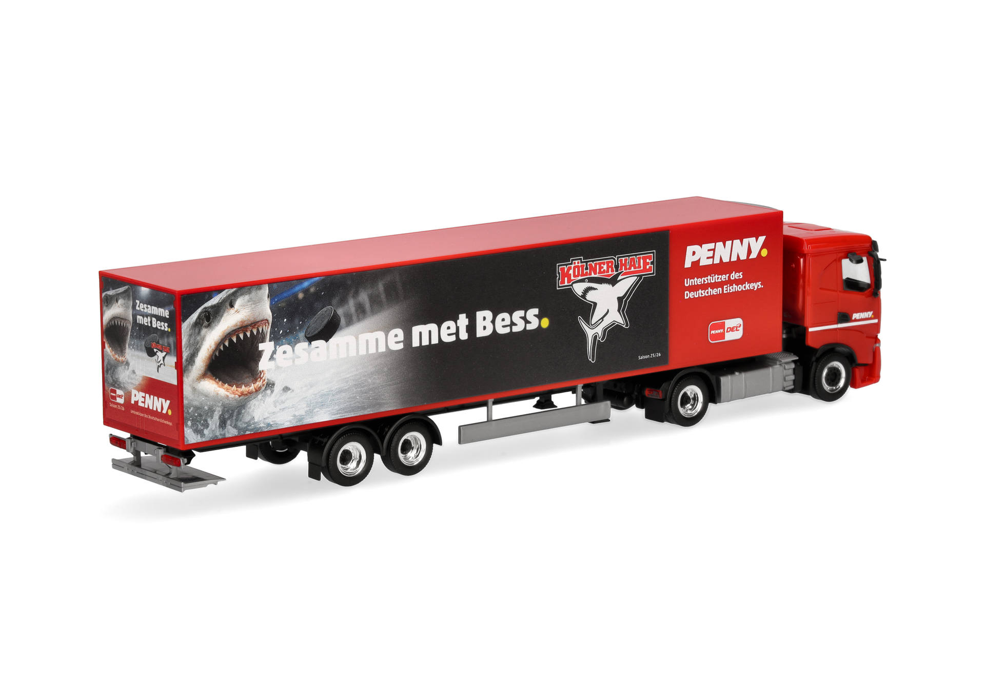 model truck, trailer, red truck, advertisement, tanker trailer