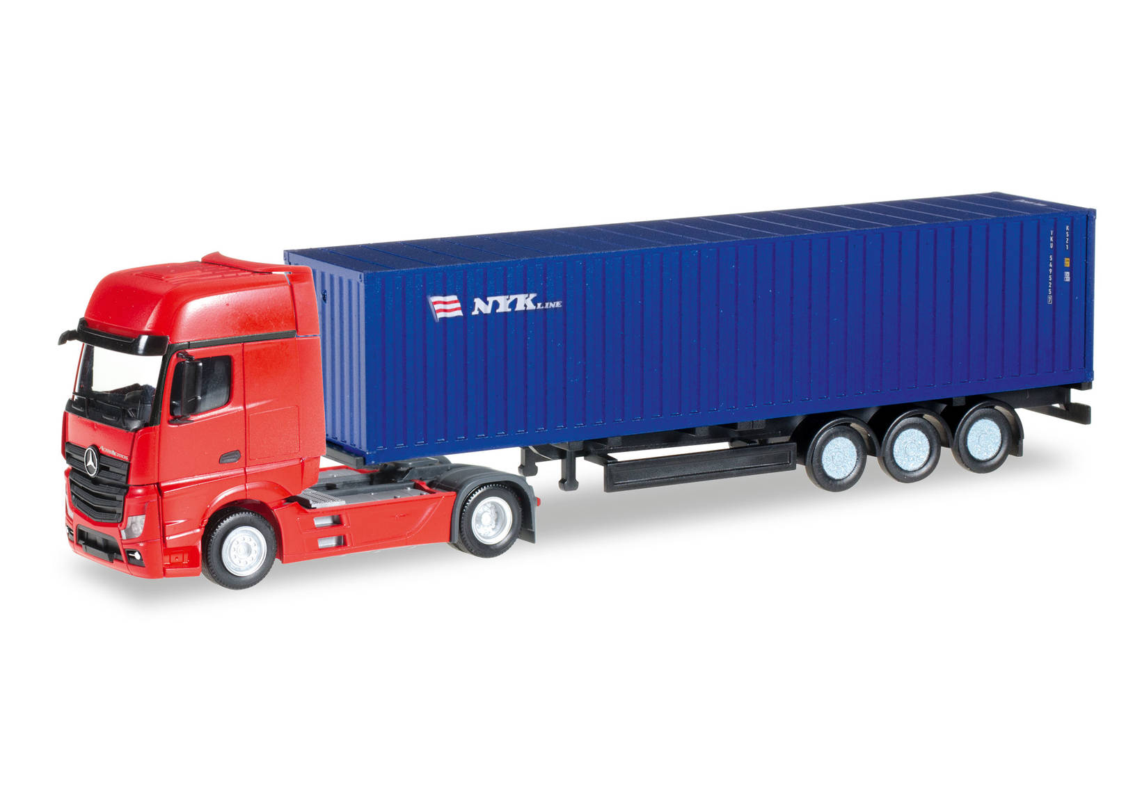 Mercedes-Benz Actros Gigaspace container semitrailer "NYK"
