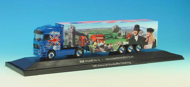 Mercedes-Benz A-LH box semitrailer "Great Britain Truck"