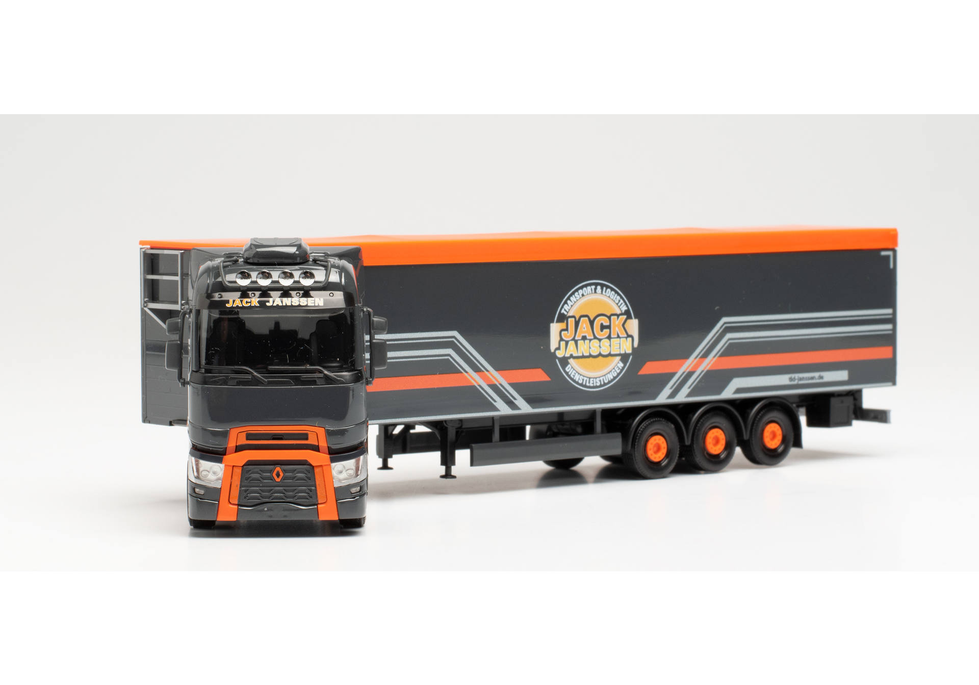 Renault T walking floor semitrailer Jack Janssen