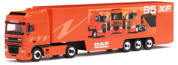 DAF 95 XF Eurocoffer-Sattelzug 2a/3a