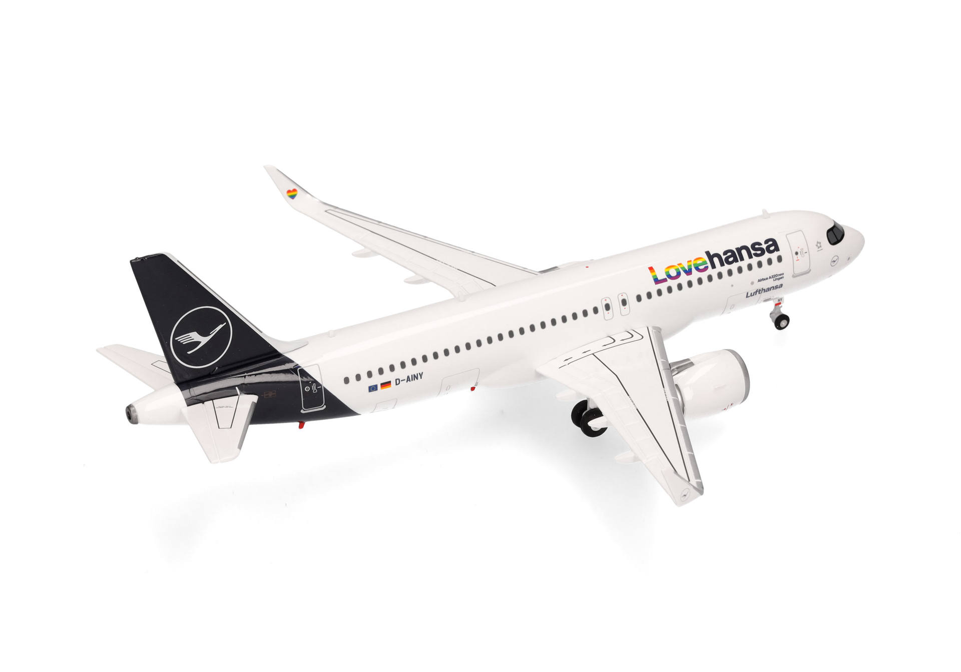 Lufthansa Airbus A320neo "Lovehansa" – D-AINY "Lingen"