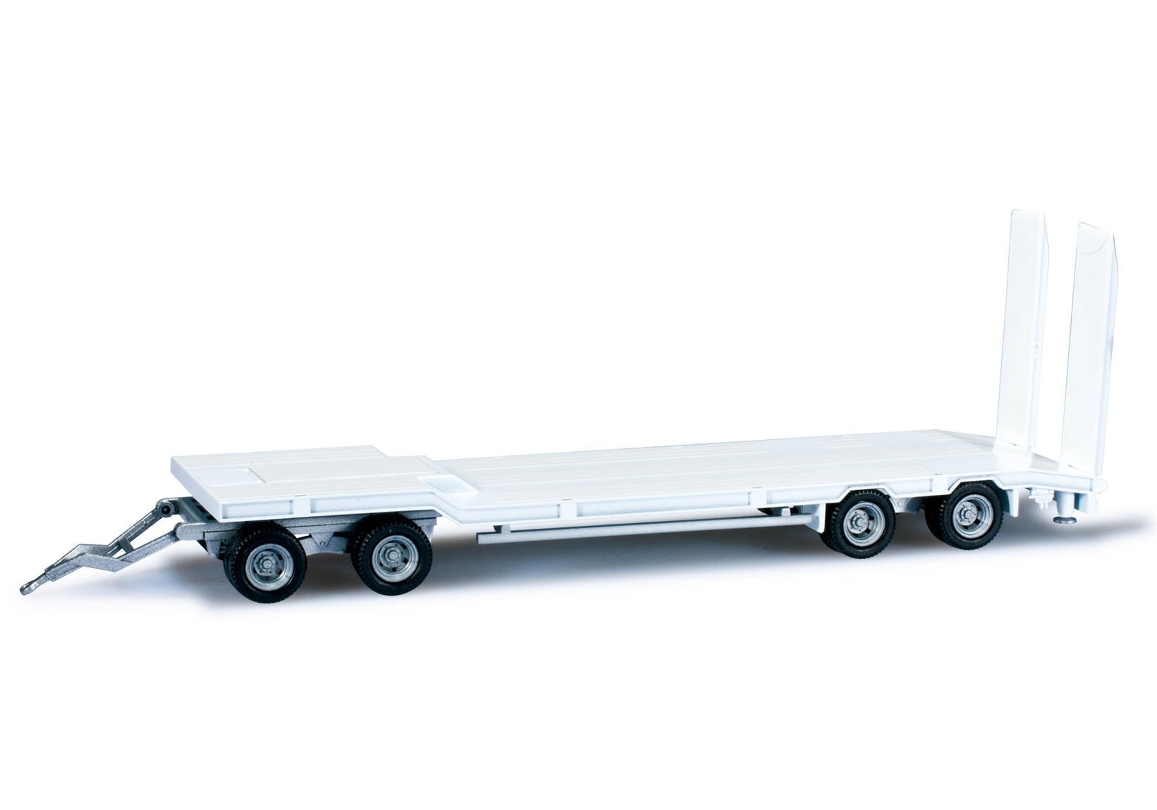 Goldhofer TU 4 construction site trailer, pure white