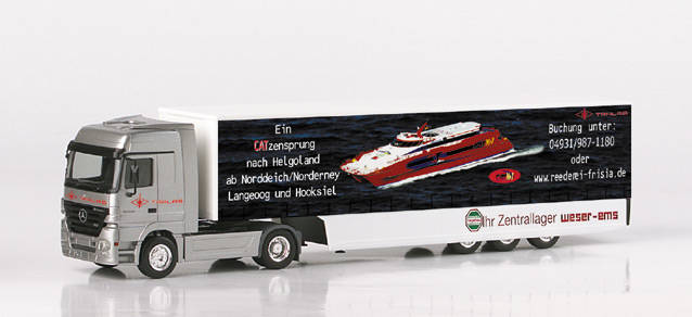 Mercedes-Benz Actros LH Safeliner semitrailer "Frisiaket"
