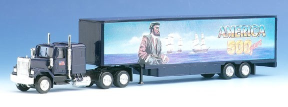 GMC Moving van suitcase saddle train 3A/2A 500 years of America