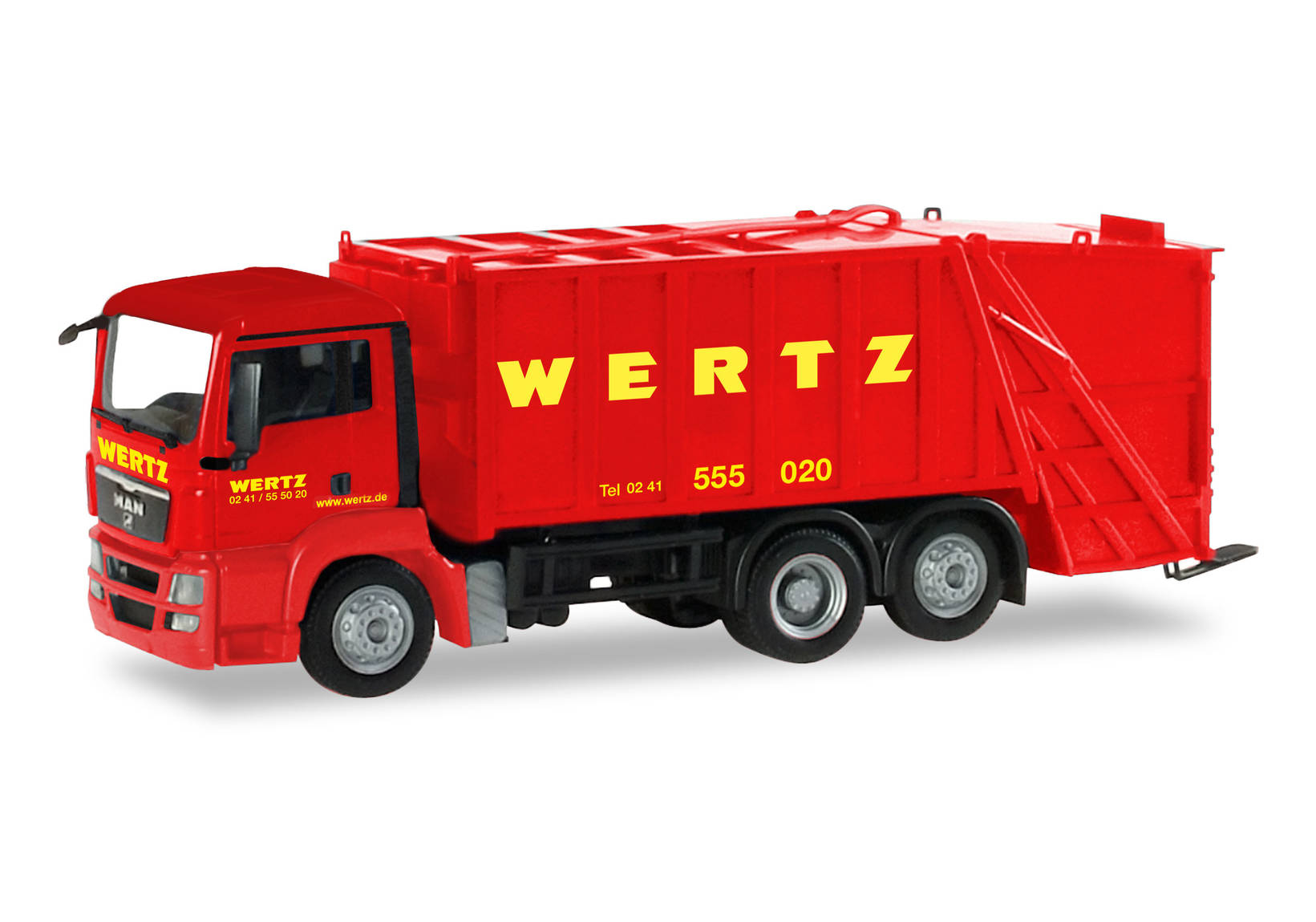 MAN TGS garbage truck "Wertz Aachen"