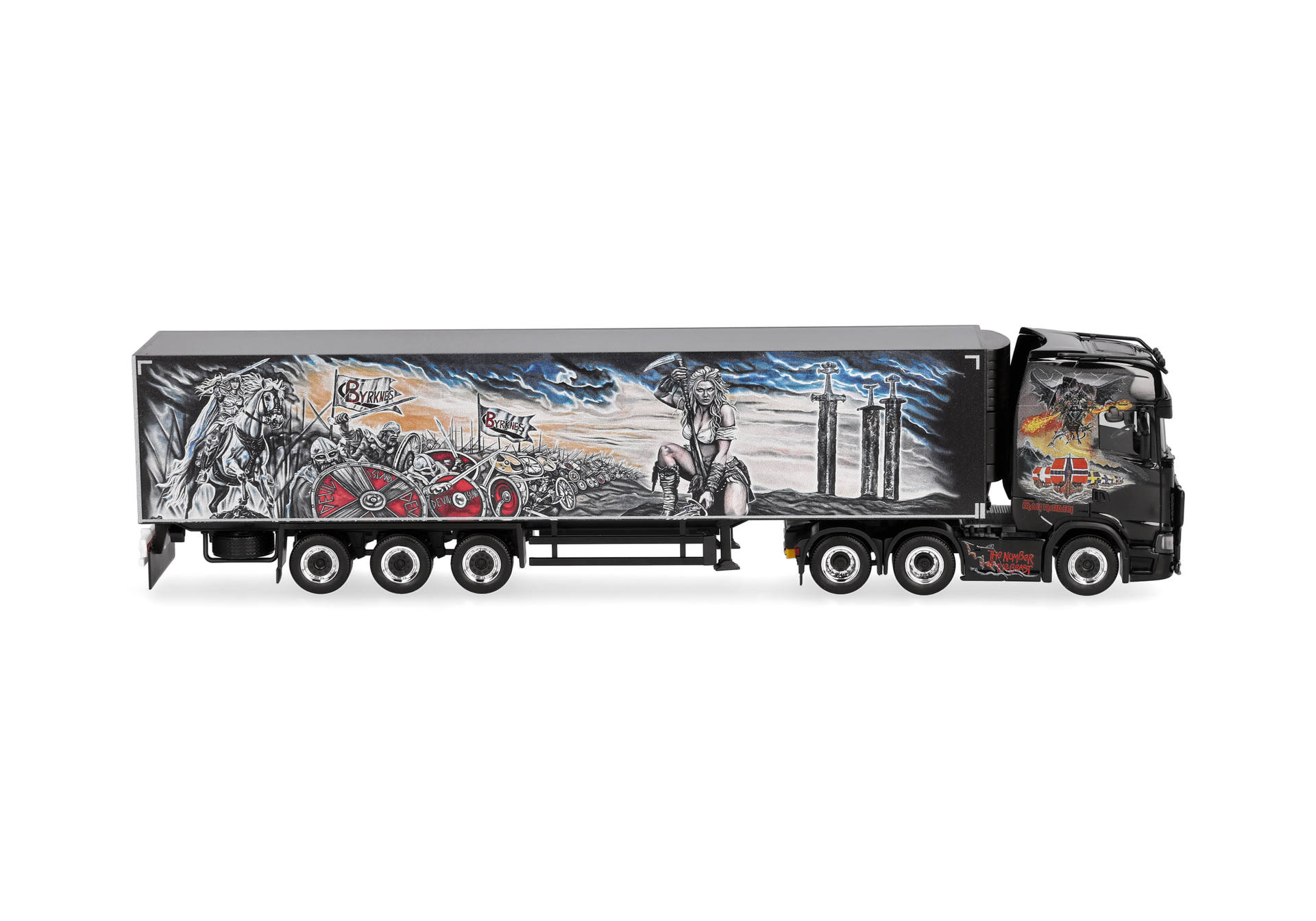 truck, artwork, trailer, graphic, custom