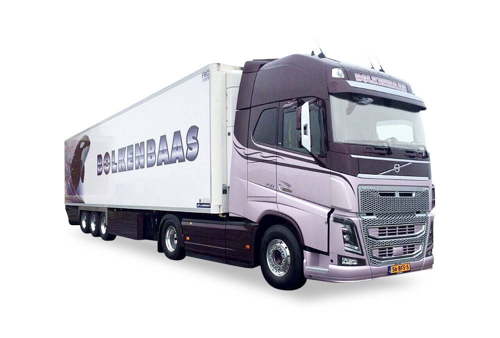 Volvo FH GL XL refrigerated semitrailer "Bolkenbaas"