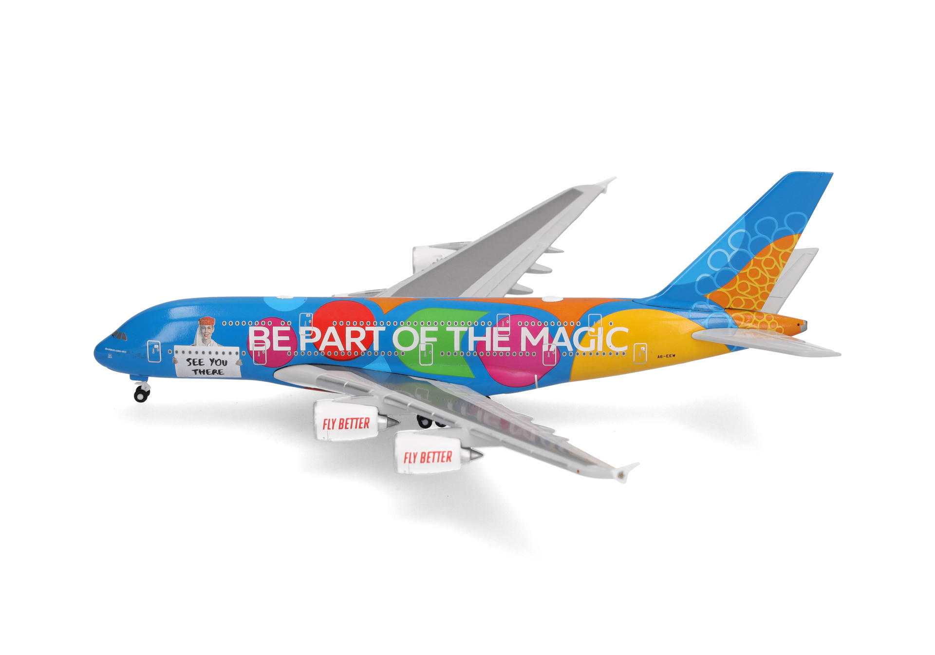 Emirates Airbus A380 "Destination Dubai" - A6-EEW