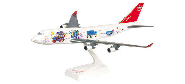 Northwest Boeing 747-400 Airlines 'World Plane'. This item comes / came in Wooster branded packaging.