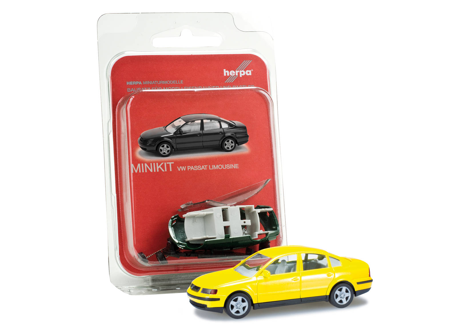 Herpa MiniKit: VW Passat Limousine, gelb
