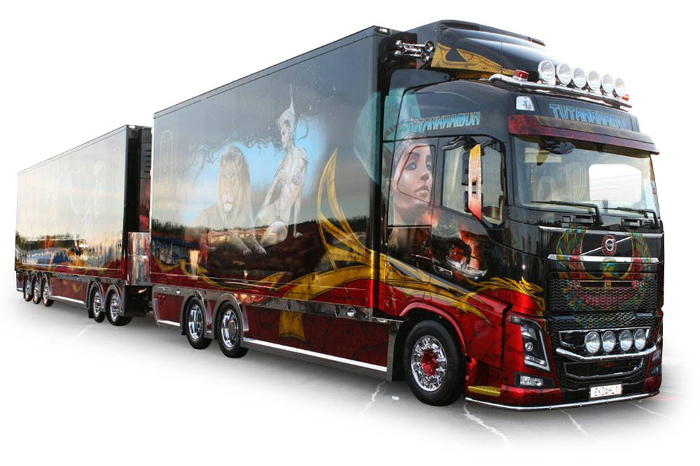 Volvo FH04 GL XL refrigerated box EuroCombi "Ekdahl"