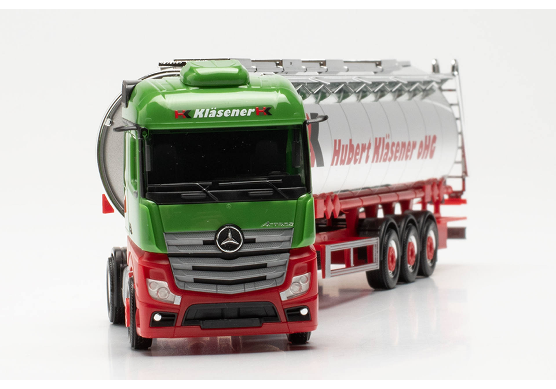 Mercedes-Benz Actros Streamspace Jumbochromtank-Sattelzug "Hubert Klaesener" (Nordrhein-Westfalen/Gelsenkirchen)