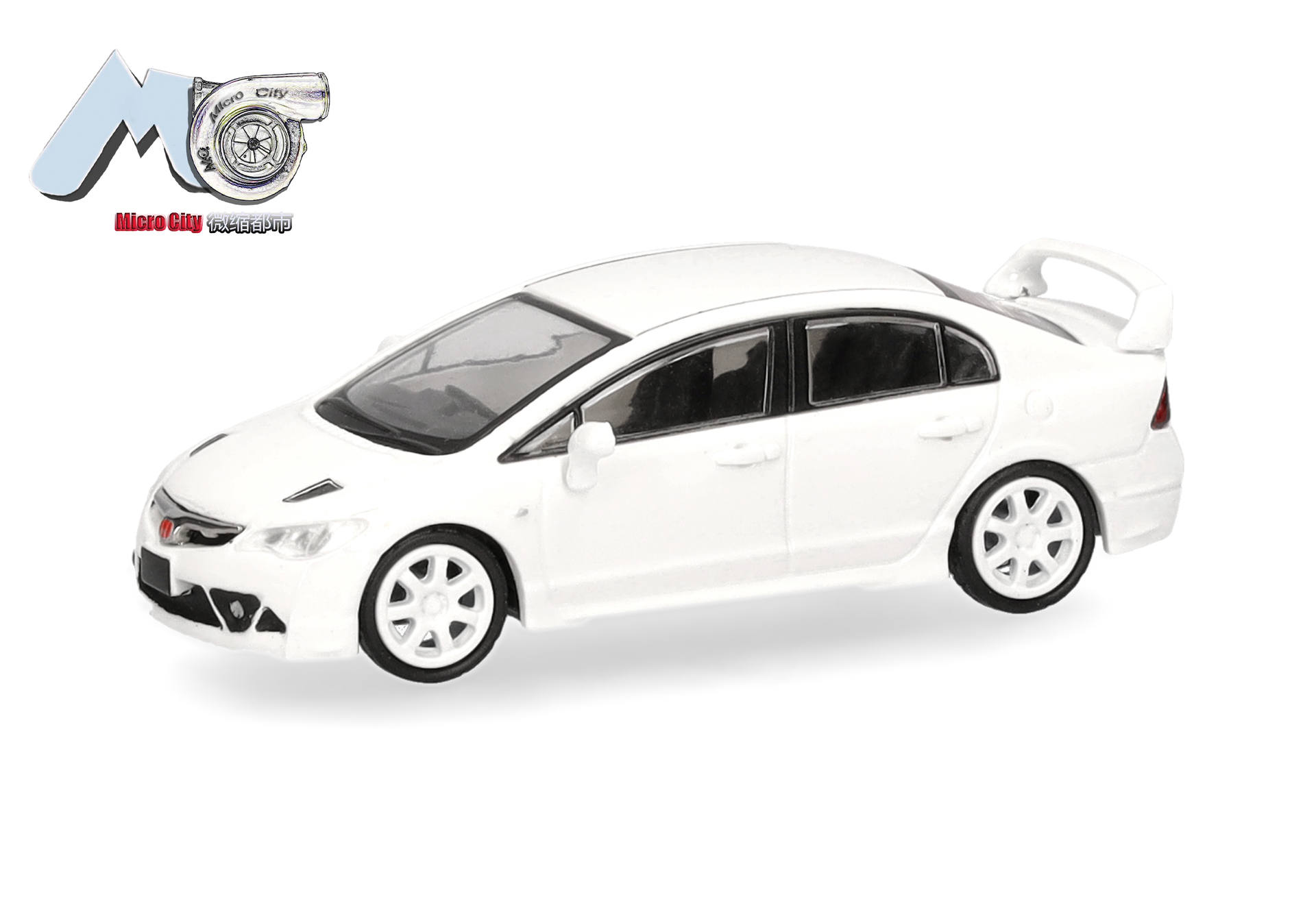 MicroCity: Honda Civic FD2, white