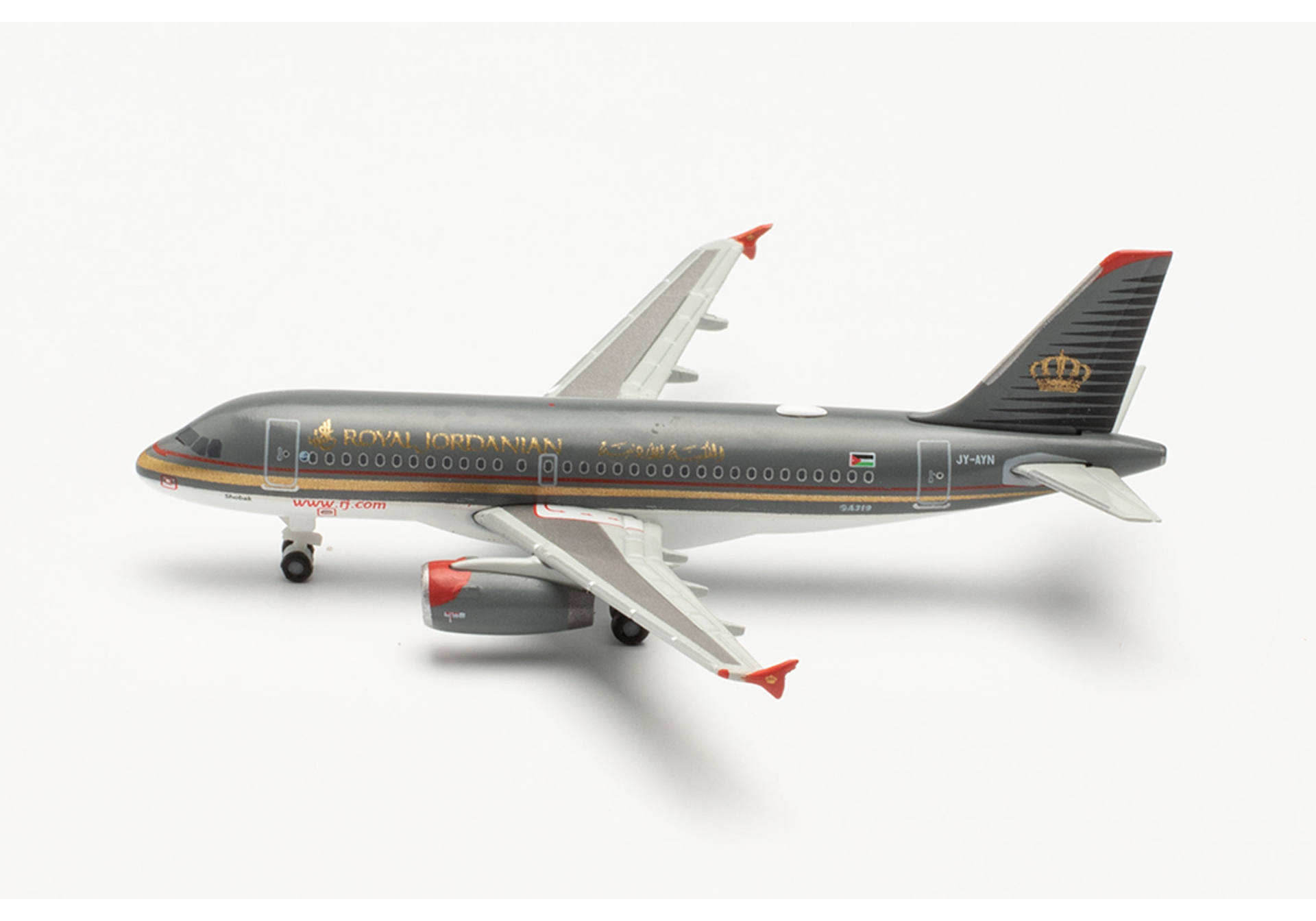 Royal Jordanian Airbus A319 – JY-AYN Shobak
