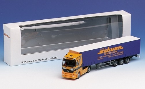 Mercedes-Benz Actros LH Gardinenplanen-Sattelzug 2a/3a