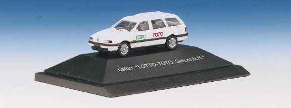 VW Passat Variant Socket print "Austrian Lotto-Toto Ges.m.B.H." Model for Austrian trade