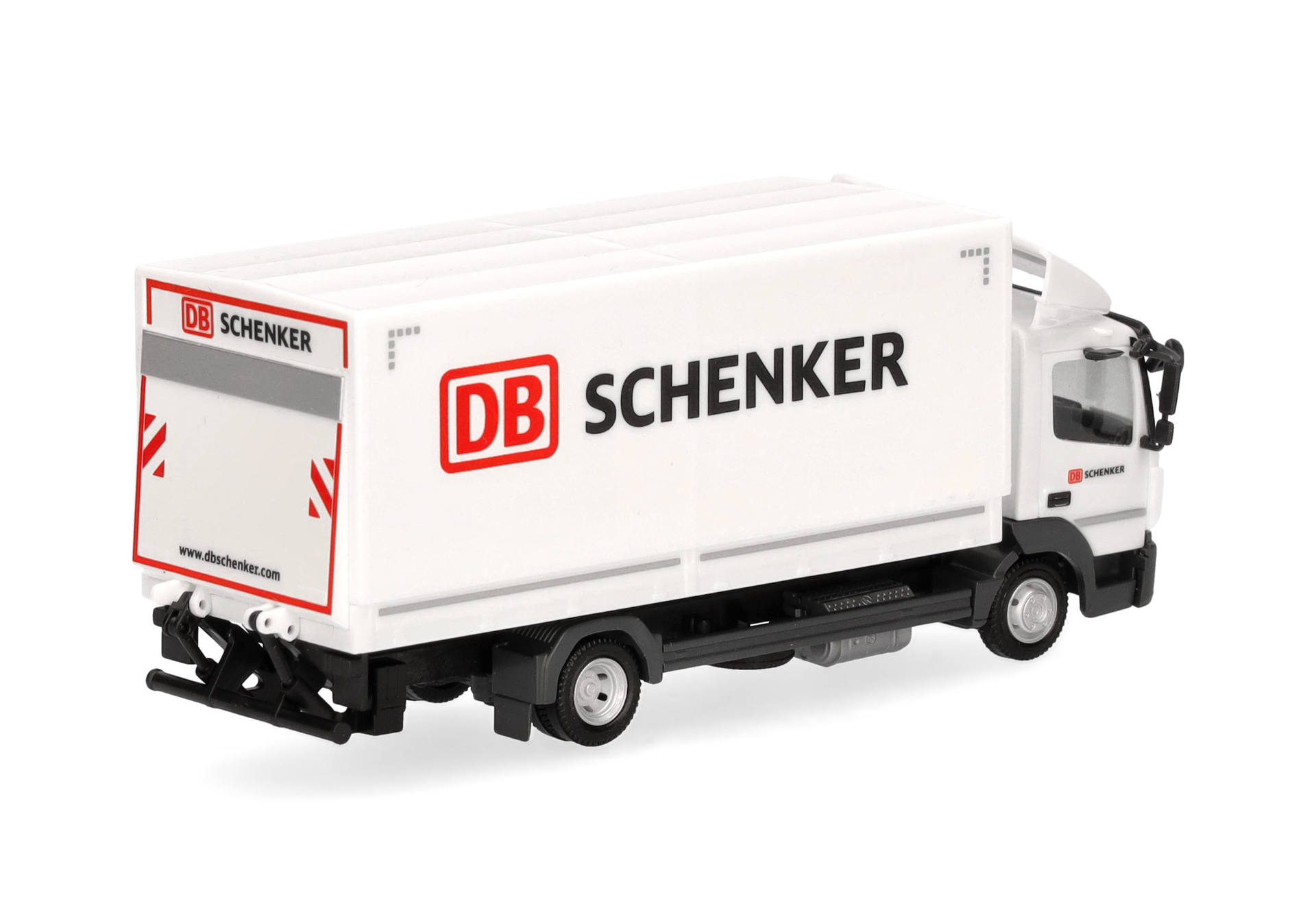 Mercedes-Benz Atego 13 canvas truck with tail lift "DB Schenker"