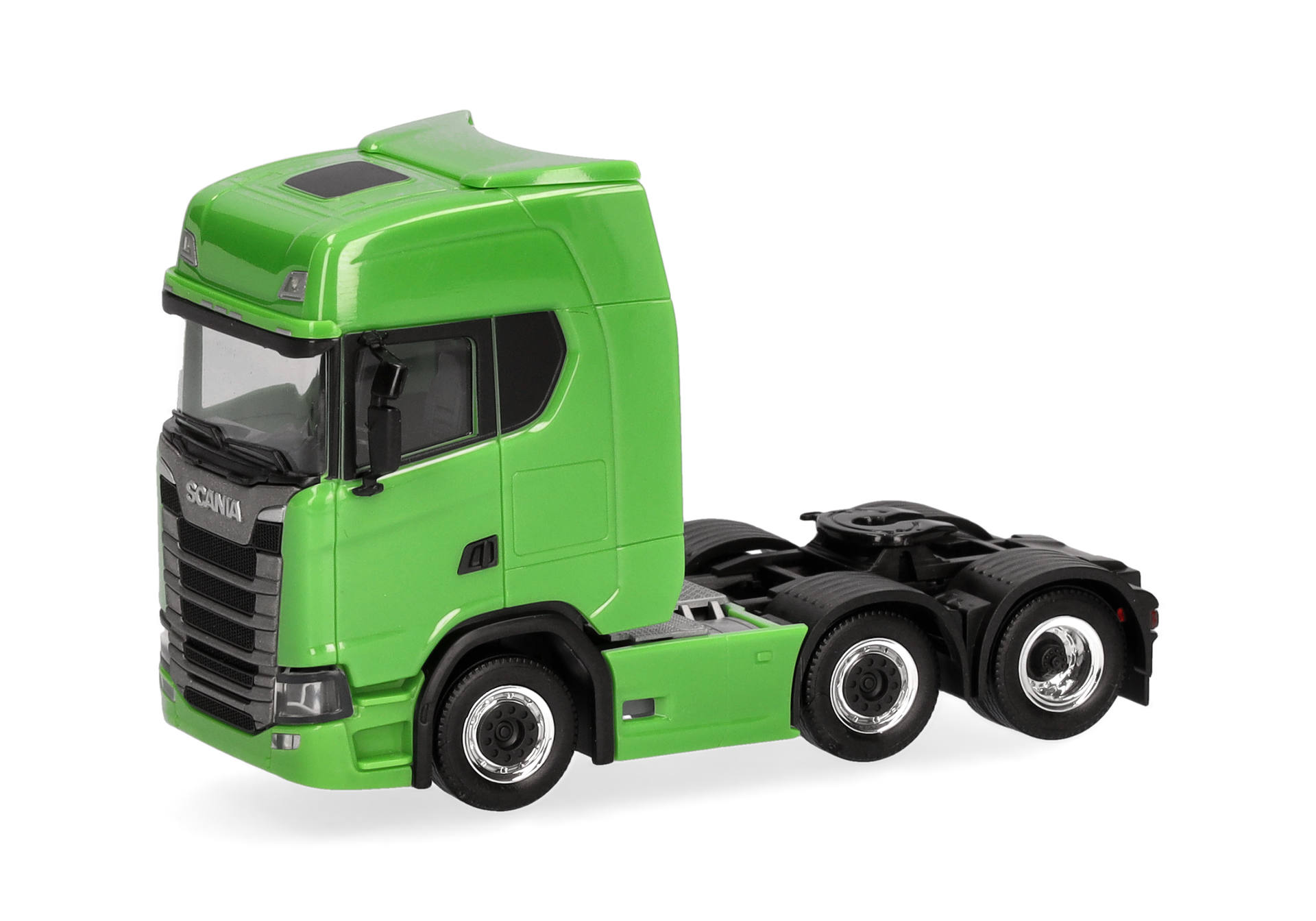 Scania CS 20 HD rigid tractor 3axles, yellow green