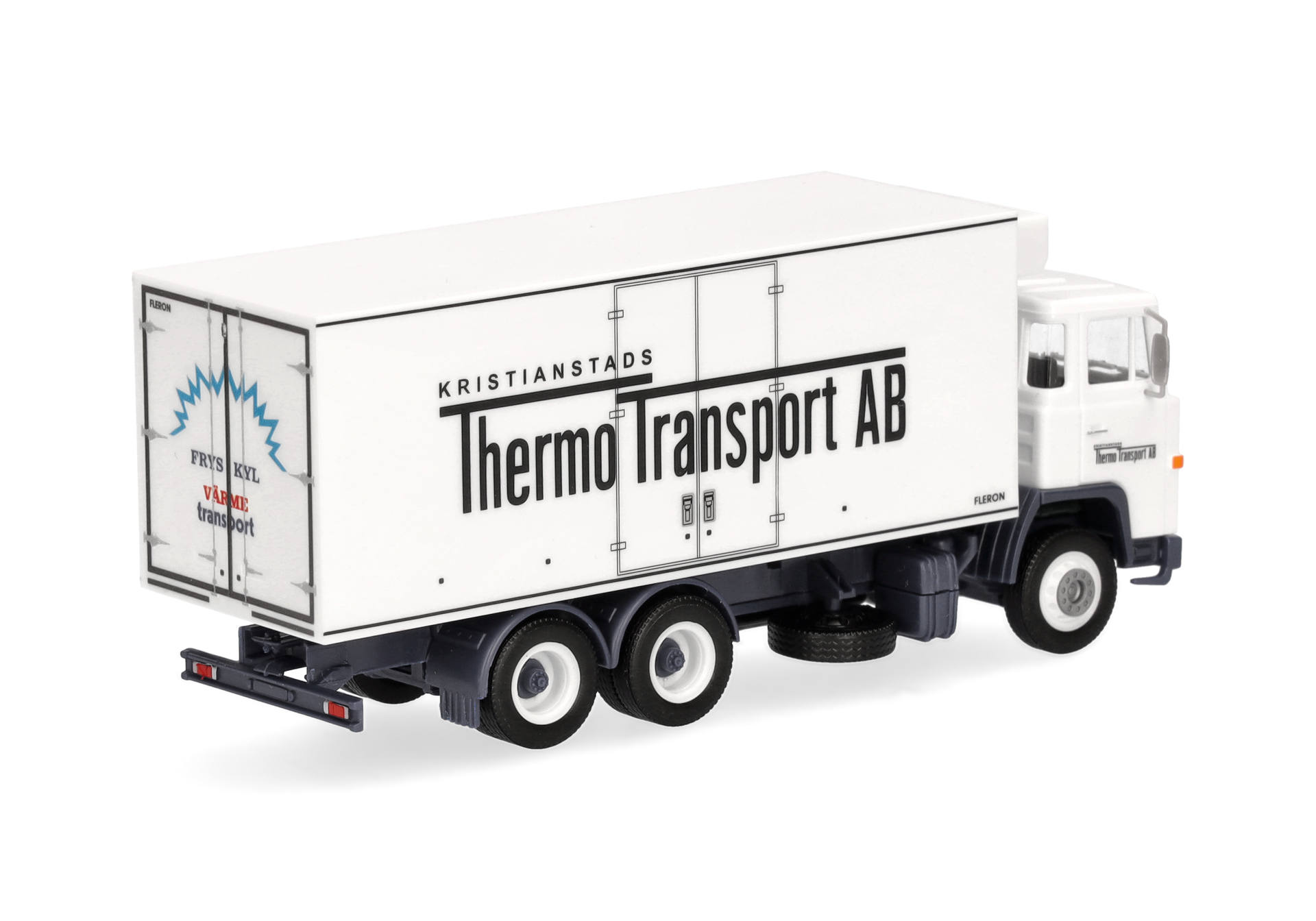 Scania 141 refrigerated box truck 3axles "Kristianstads Thermo Transport AB"