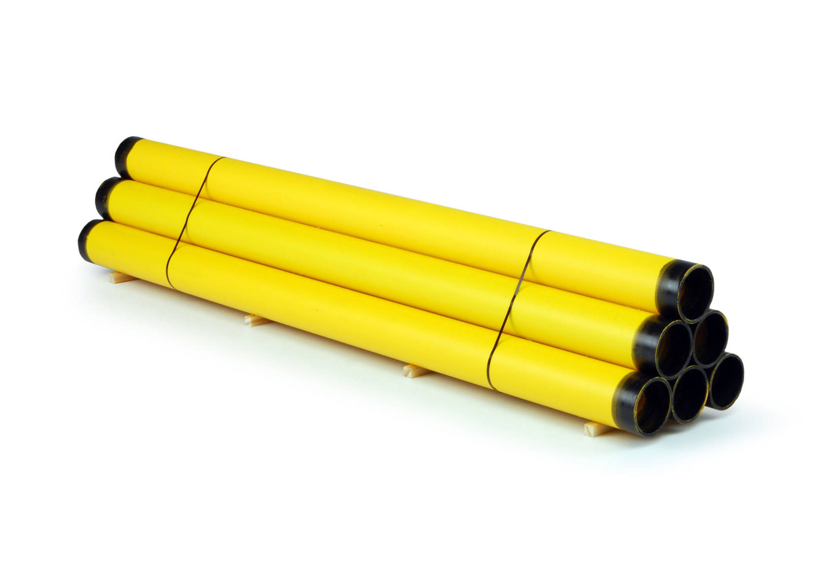 Loading 6 tubes, yellow / black