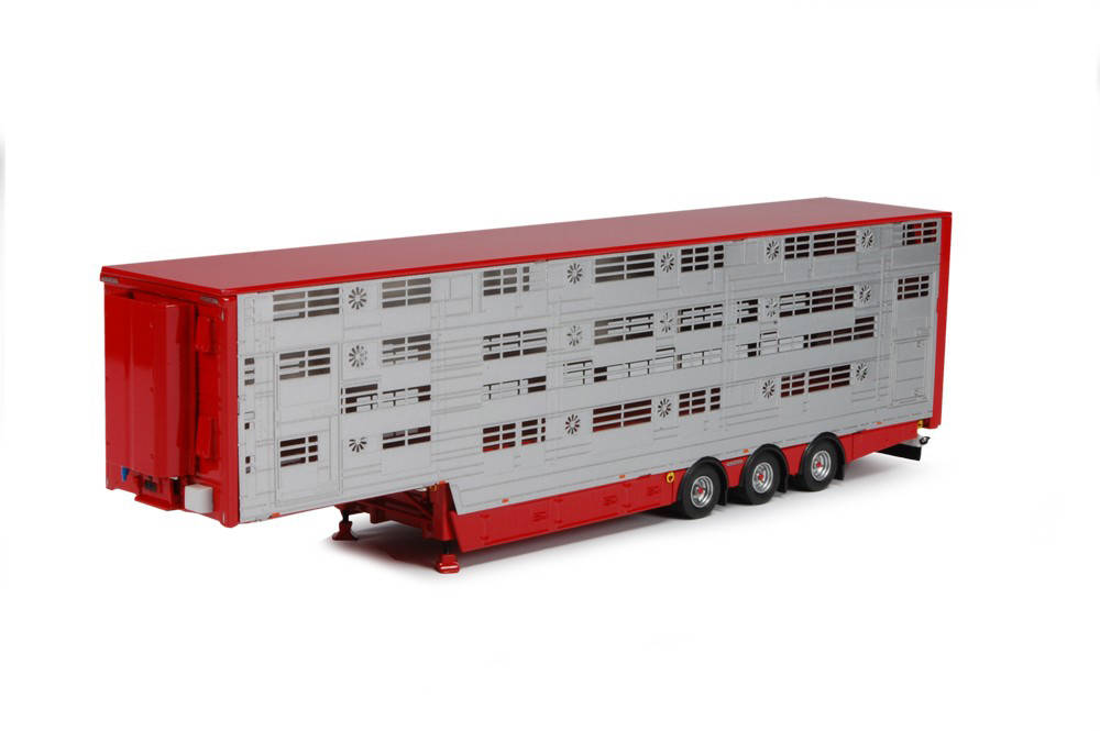 Cattle transporter semitrailer