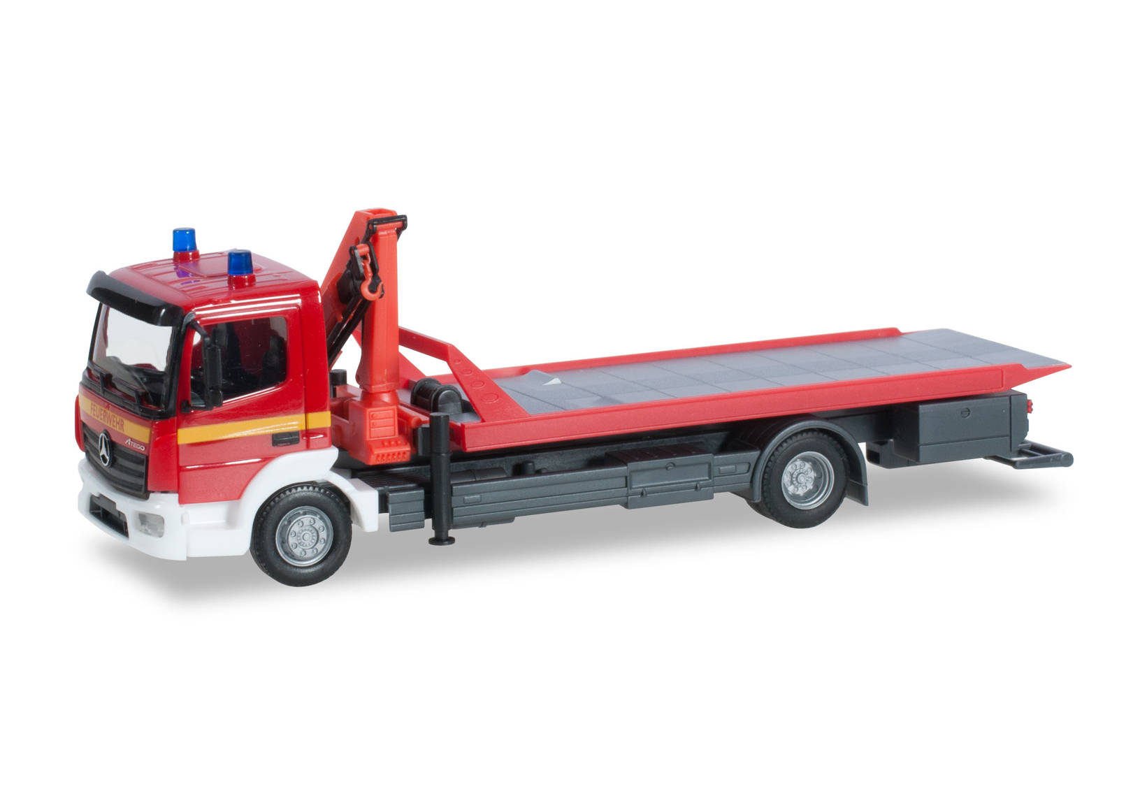 Mercedes-Benz Atego 13 wrecker crane with platform "Fire department"