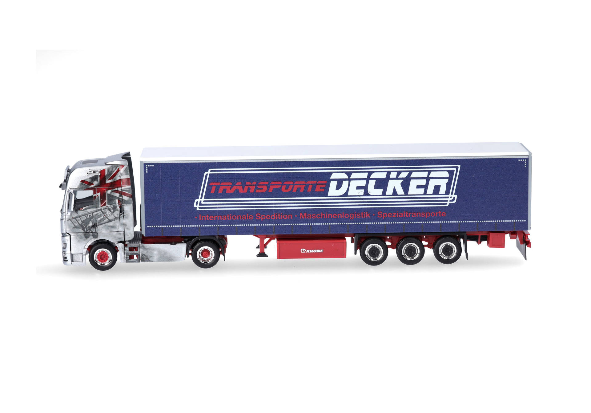 MAN TGX GX Planen-Sattelzug "Decker Düren" (Nordrhein-Westfalen/Düren)