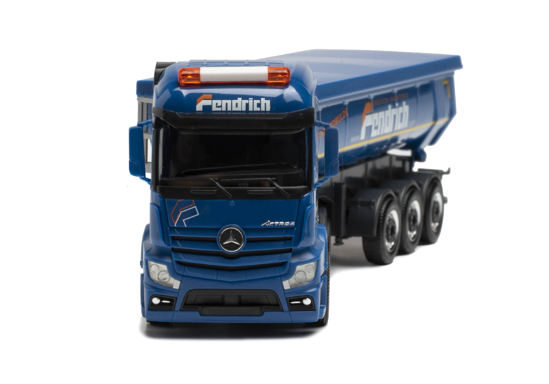 toy, truck, model, blue, trailer