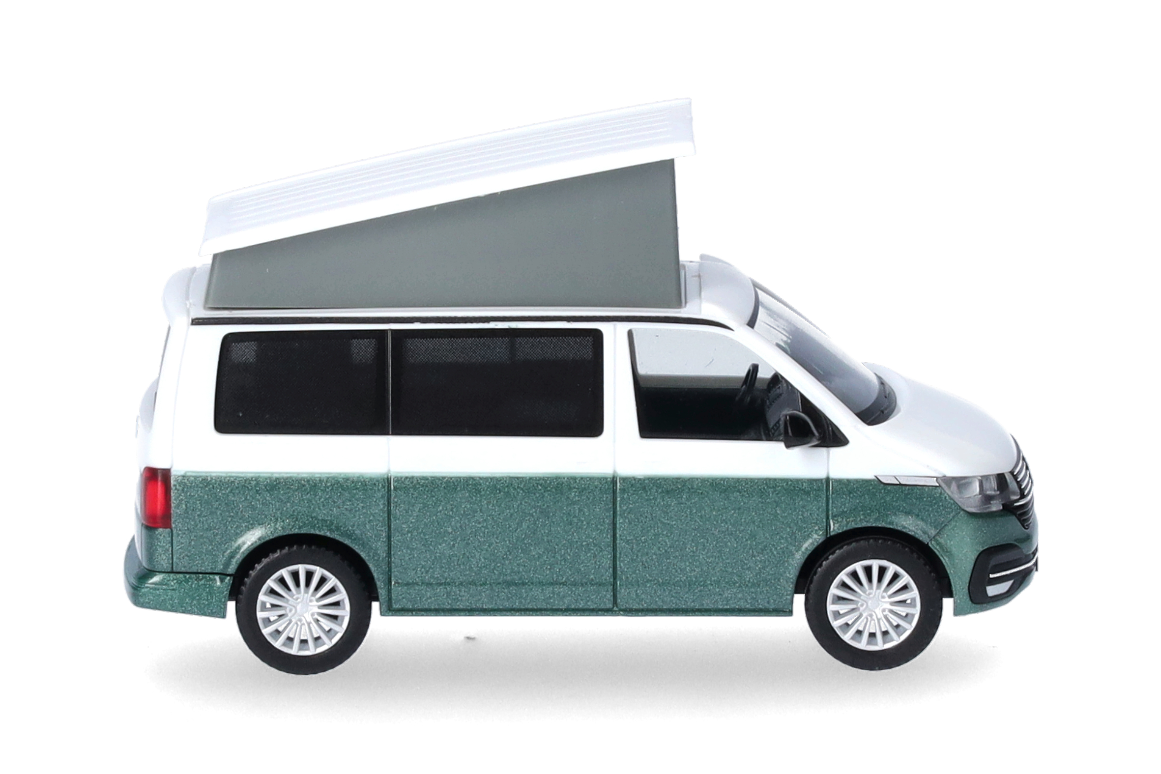 Volkswagen (VW) T6.1 California, Candy Weiß / Bay Leaf Green metallic