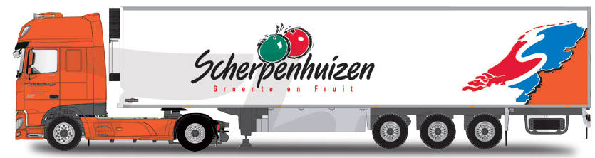 DAF Euro 6 XF SSC Kühlkoffer-Sattelzug "Scherpenhuizen"