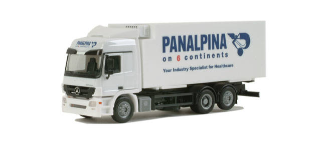 Mercedes-Benz Actros L MP3 Wechselkühlkoffer-LKW "Panalpina"