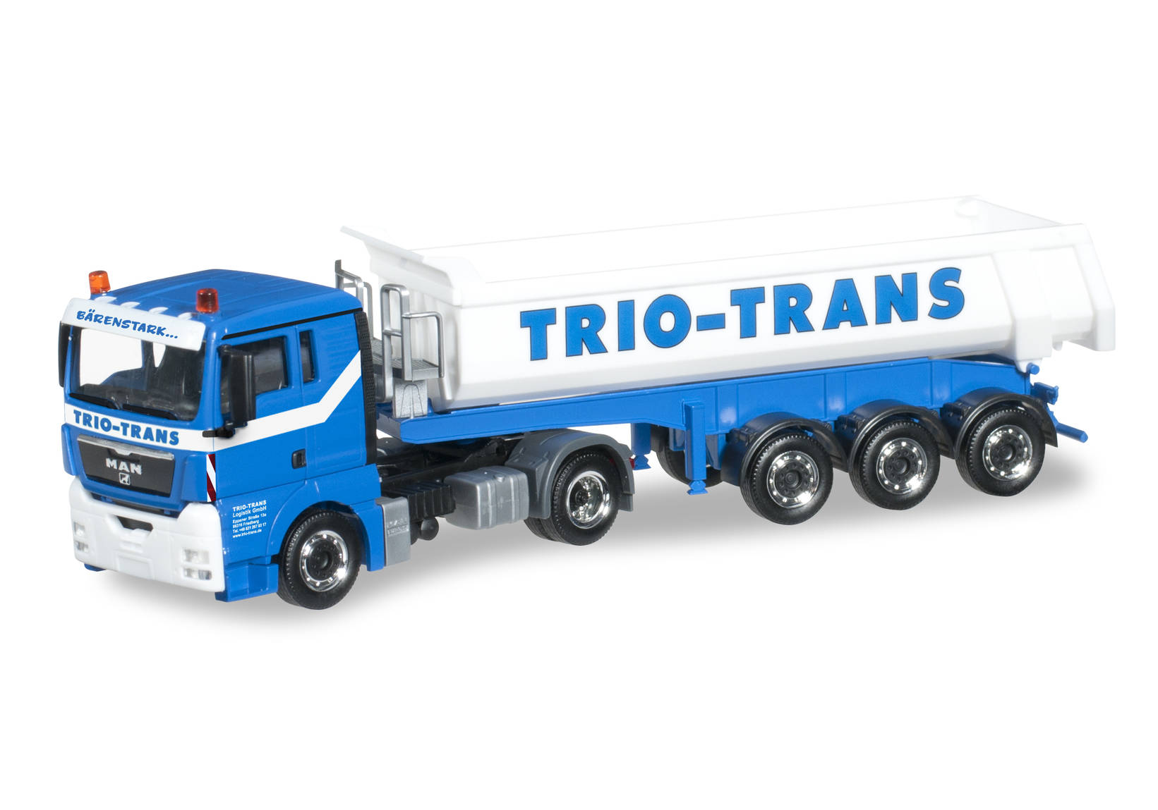 MAN TGX XL dump semitrailer "Trio-Trans"