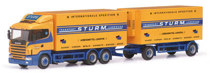 Scania 124 HL cold suitcase hanging train 3A/2A