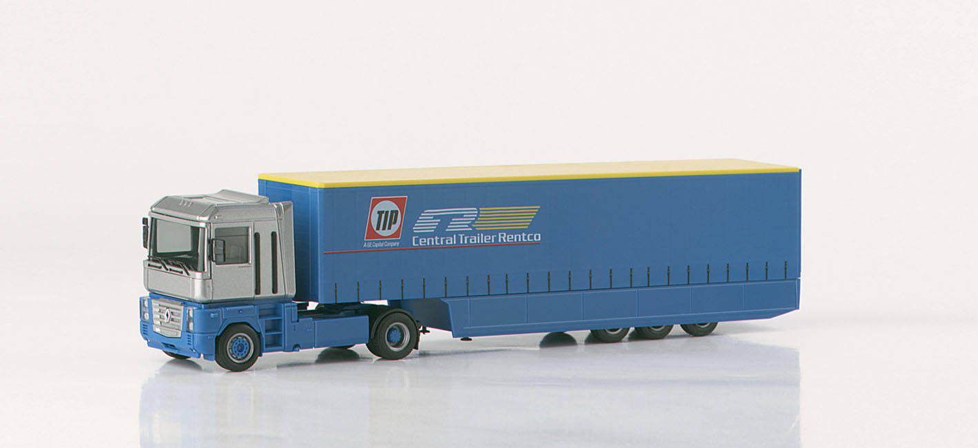Renault Magnum 2002 safeliner semitrailer "TIP / CTR"