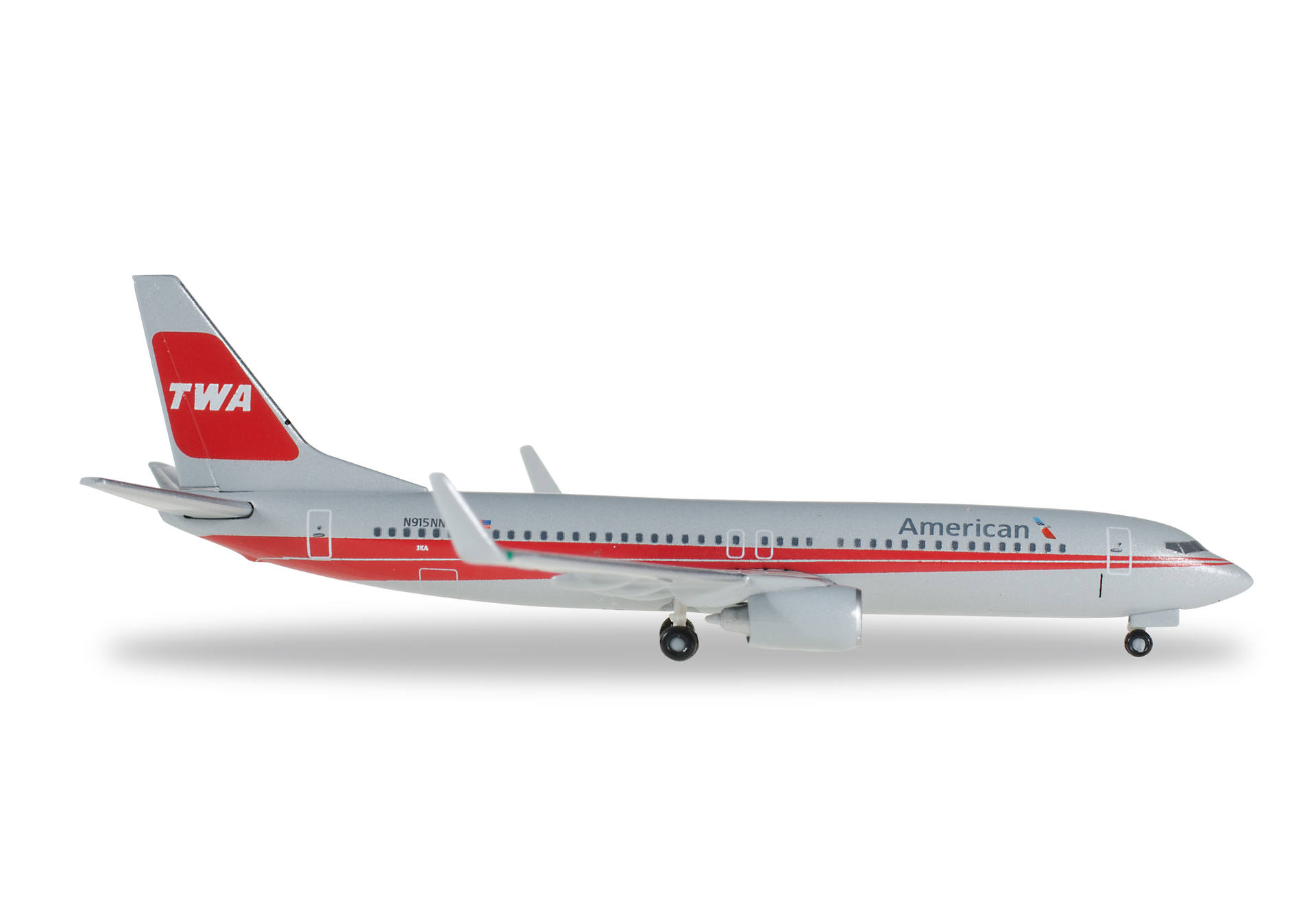 American Airlines Boeing 737-800, TWA Heritage Livery