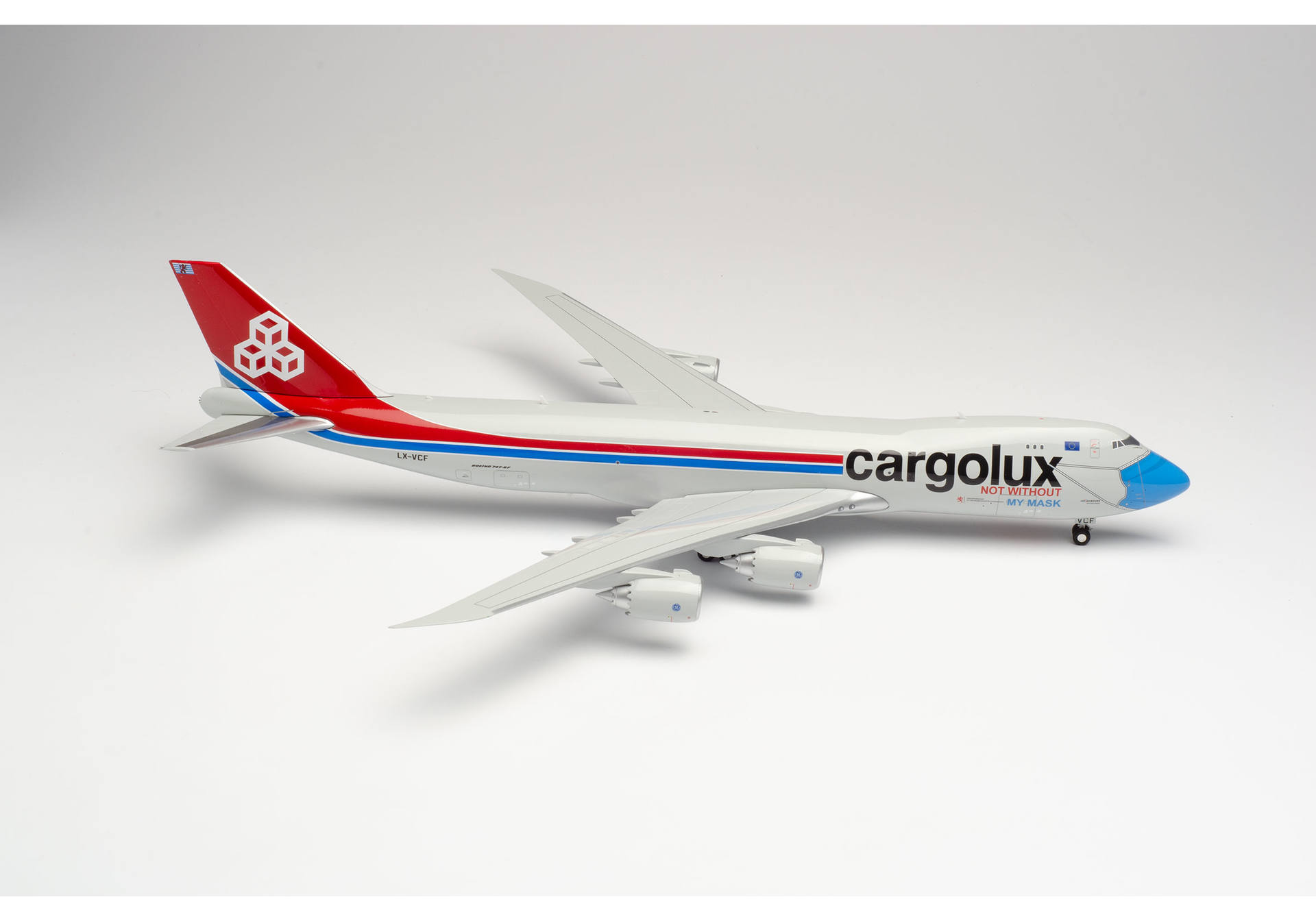 Cargolux Boeing 747-8F “Not Without My Mask” – LX-VCF