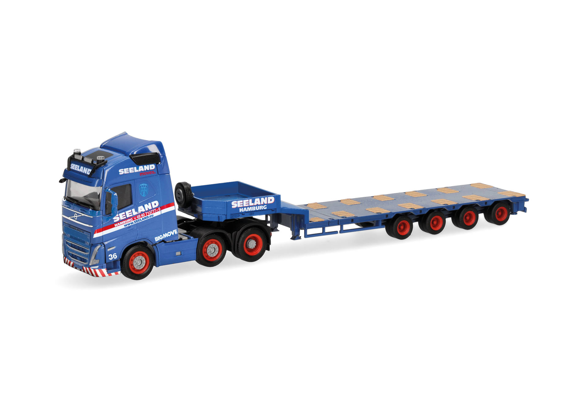 Volvo FH GL 2020 6x2 Semitieflade-Sattelzug "Seeland"