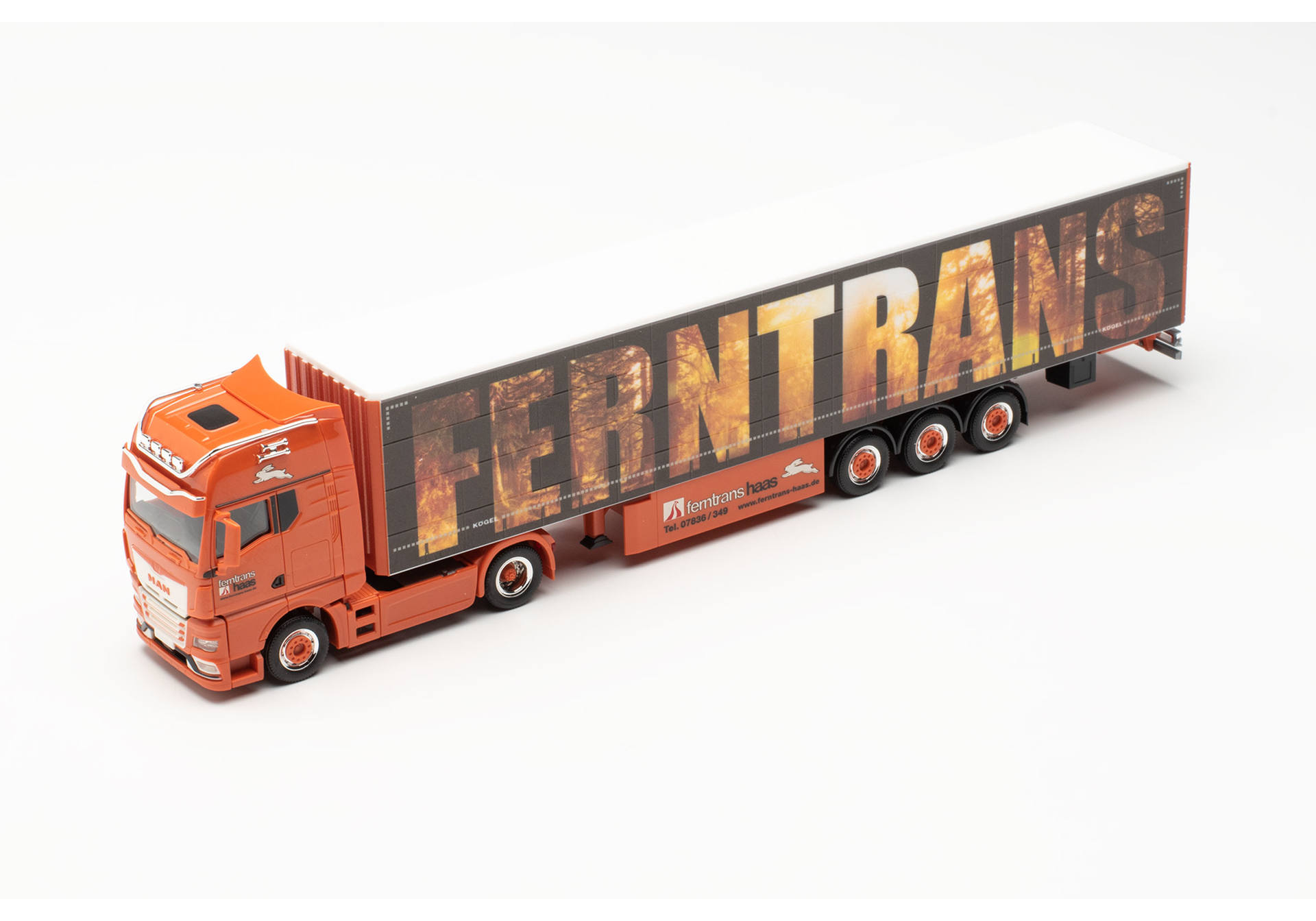 MAN TGX GX Individual 15m curtain canvas semitrailer 15 m „Ferntrans Haas“ (Baden-Württemberg/Schenkenzell)